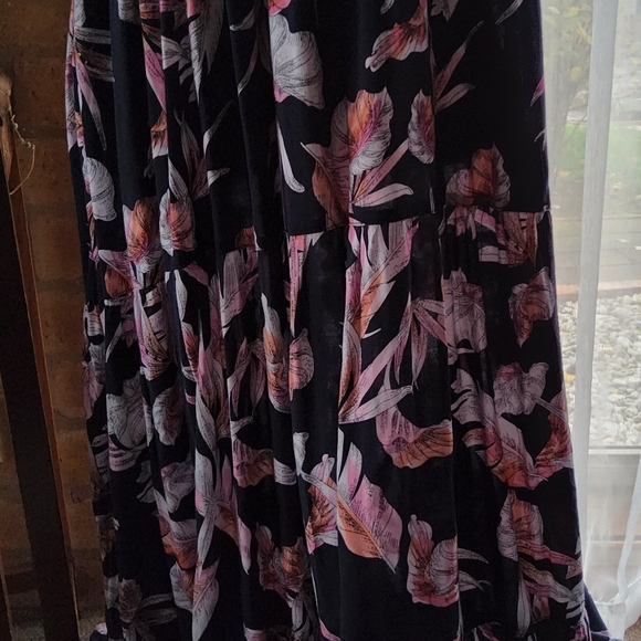 Navy Floral Size 14 Dress 👗 - Picture 5 of 5